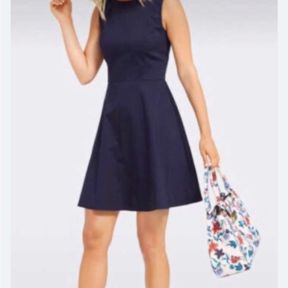 Draper James *worn only once* navy blue cocktail dress